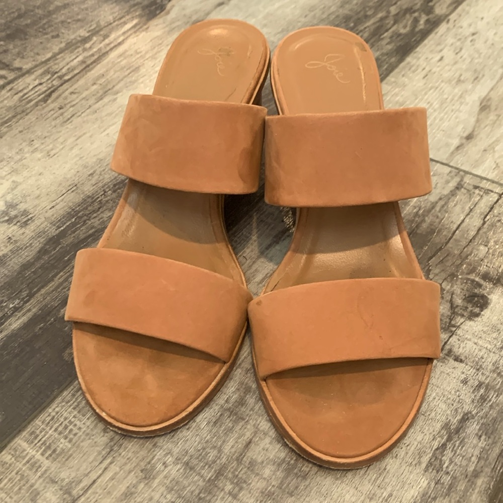 Joie Brushed Leather Sandals Great condition worn once